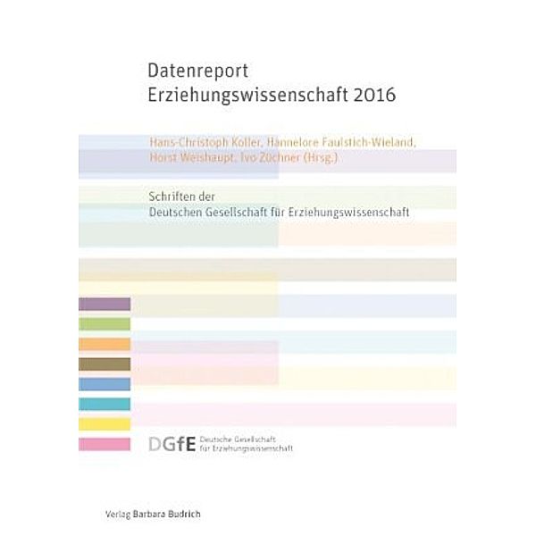 Datenreport Erziehungswissenschaft 2016