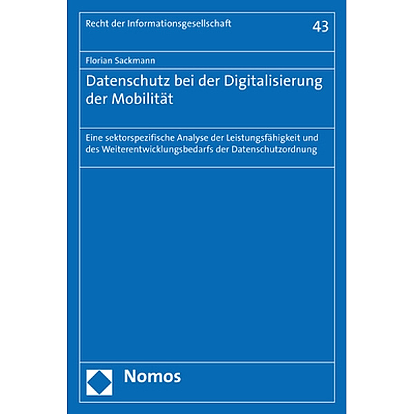 Datenschutz bei der Digitalisierung der Mobilität, Florian Sackmann