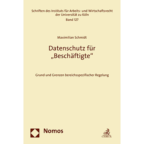 Datenschutz für Beschäftigte, Maximilian Schmidt