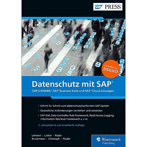 Datenschutz mit SAP / SAP Press, Volker Lehnert, Iwona Luther, Markus Röder, Thorsten Bruckmeier, Björn Christoph, Carsten Pluder