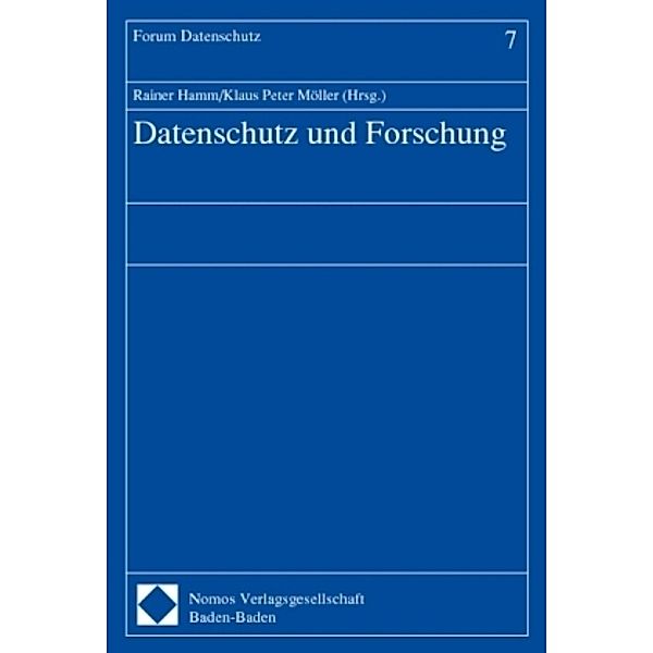 Datenschutz und Forschung