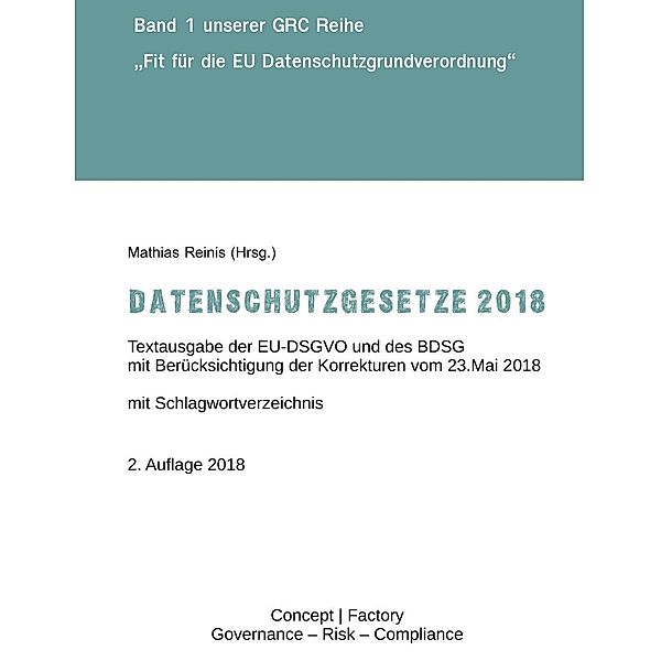 Datenschutzgesetze 2018