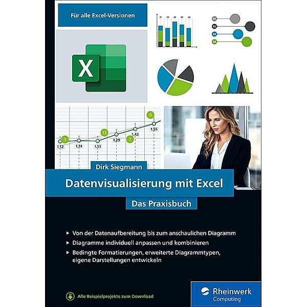 Datenvisualisierung mit Excel / Rheinwerk Computing, Dirk Siegmann