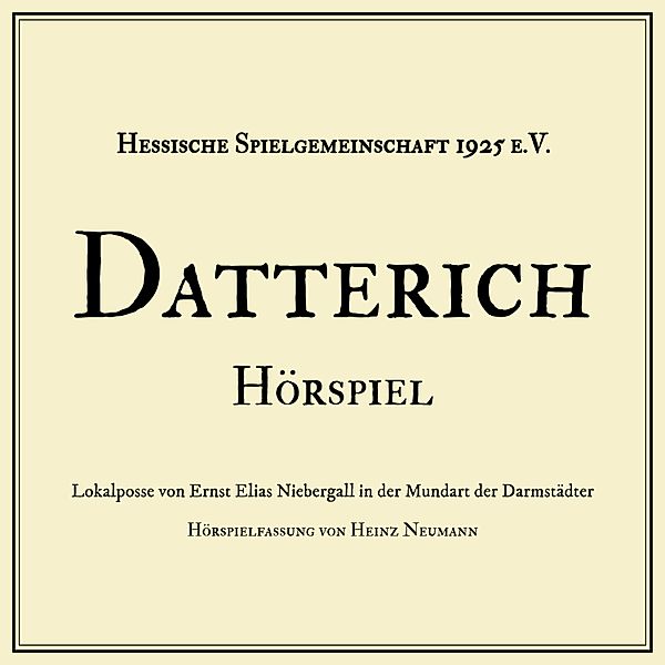 Datterich, Ernst Elias Niebergall