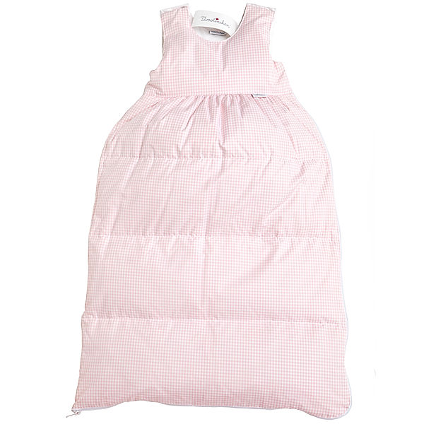 TAVO Daunen-Schlafsack TAVOLINCHEN MINI kariert in rosa