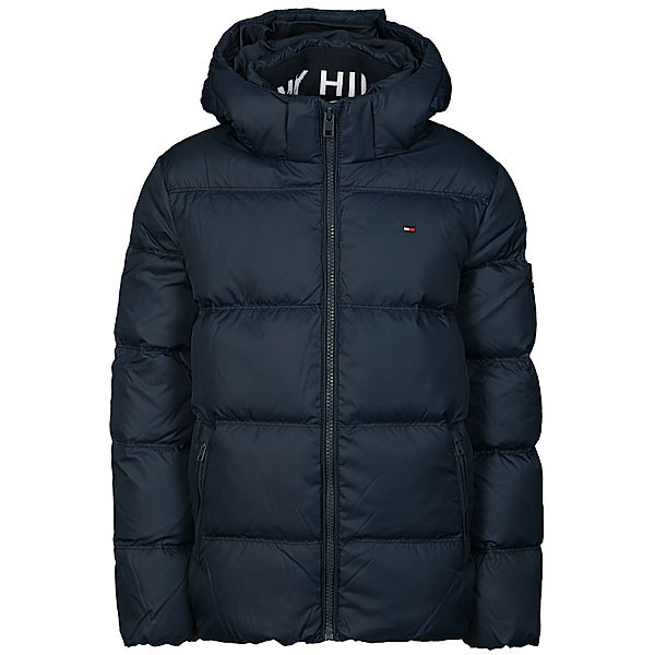 TOMMY HILFIGER Daunen-Steppjacke WARM ESSENTIAL in twilight navy