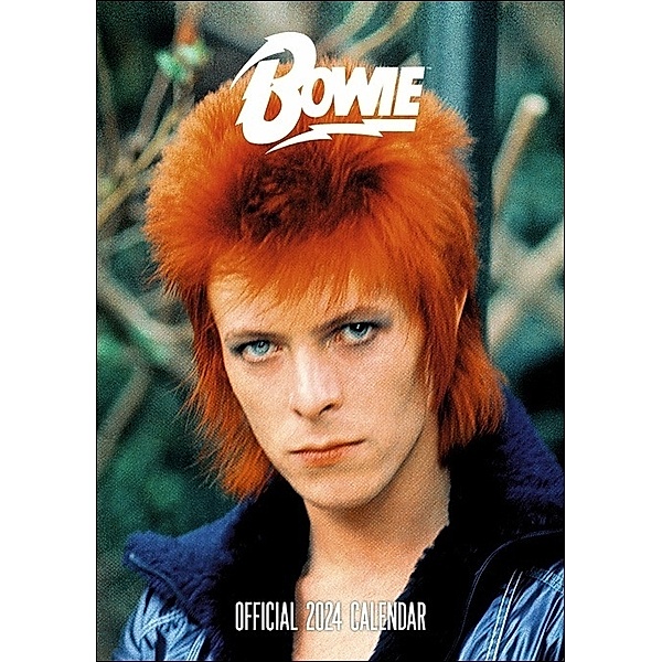 David Bowie Posterkalender 2024. Der Posterkalender mit den besten Bildern der Pop-Legende David Bowie als Wandkalender., David Bowie