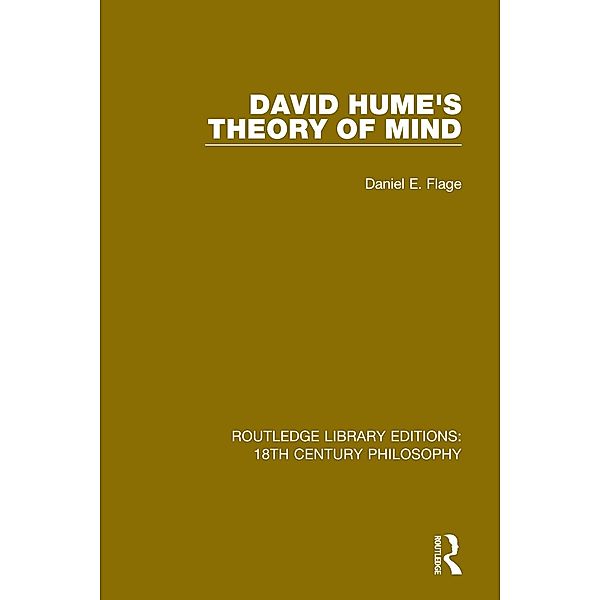 David Hume's Theory of Mind, Daniel E. Flage