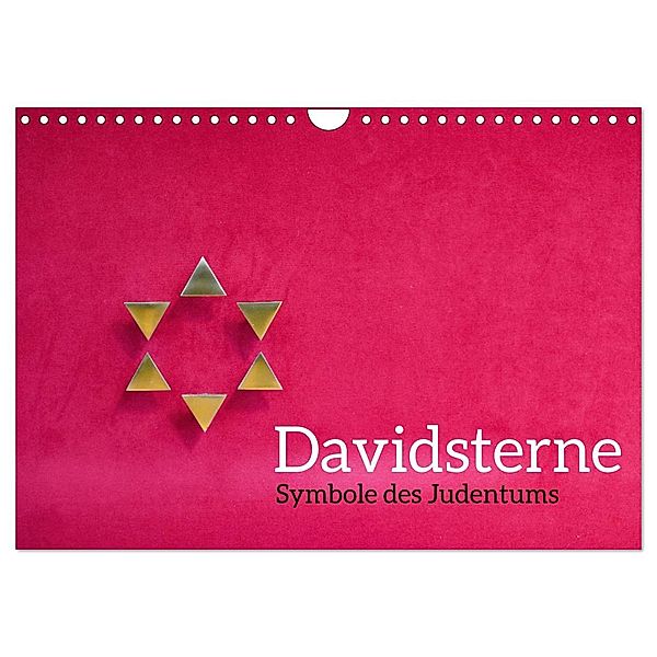 Davidsterne als Symbole des Judentums (Wandkalender 2025 DIN A4 quer), CALVENDO Monatskalender, Calvendo, Hans-Georg Vorndran