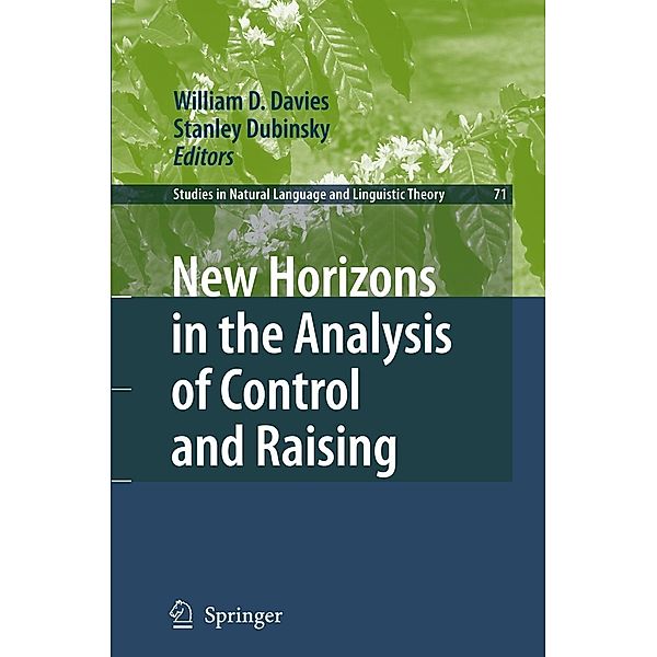 Davies, W: New Horizons in the Analysis of Control and Raisi