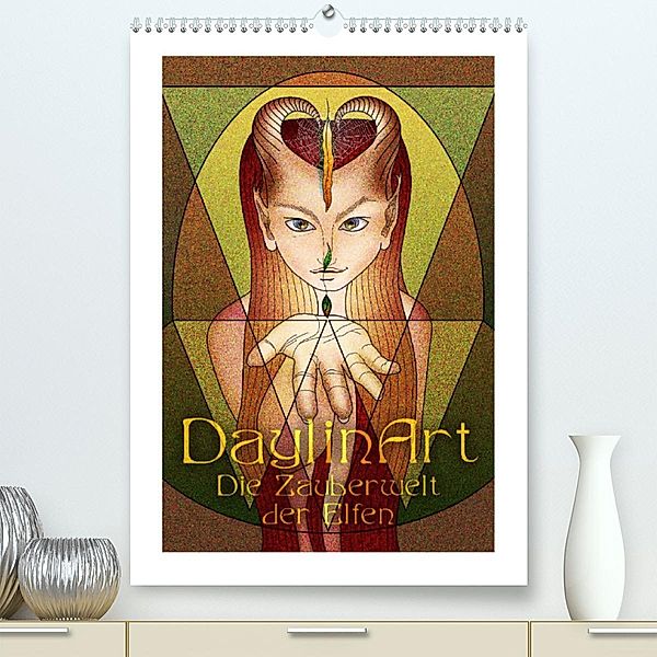 DaylinArt - Die Zauberwelt der Elfen (Premium, hochwertiger DIN A2 Wandkalender 2023, Kunstdruck in Hochglanz), Irene Repp (DaylinArt)