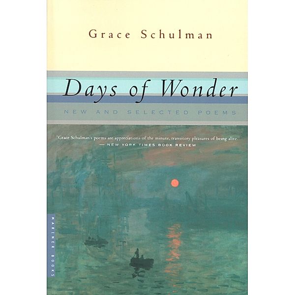 Days of Wonder, Grace Schulman
