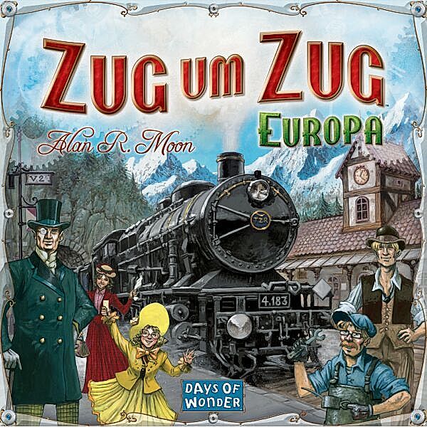 Days of Wonder, Asmodee Days of Wonder Zug um Zug - Europa, Gesellschaftsspiel