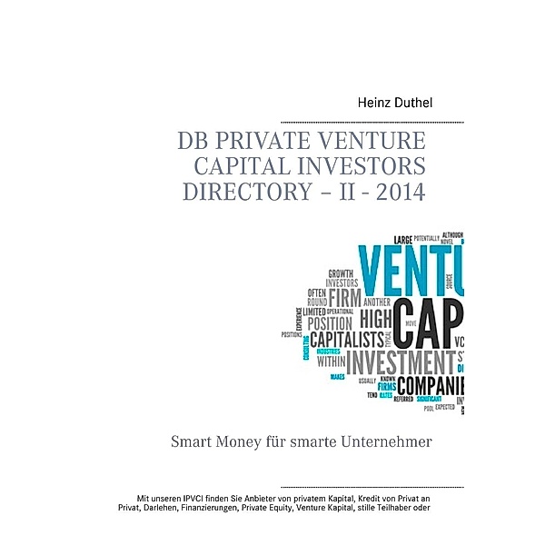 DB Private Venture Capital Investors Directory - II - 2014, Heinz Duthel
