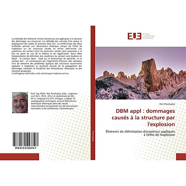 DBM appl : dommages causés à la structure par l'explosion, Petr Prochazka