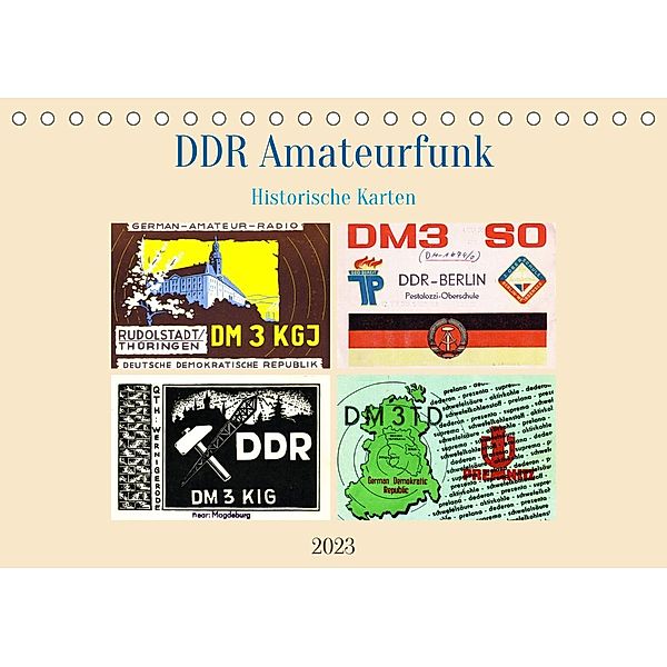 DDR Amateurfunk    Historische Karten (Tischkalender 2023 DIN A5 quer), Henning von Löwis of Menar, Henning von Löwis of Menar