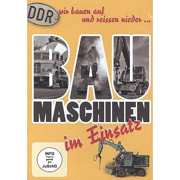 DDR Baumaschinen im Einsatz,1 DVD