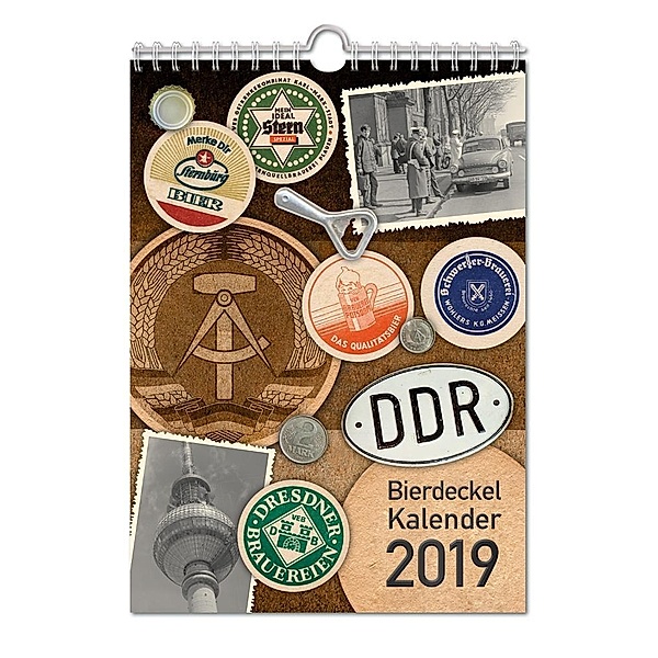 DDR Bierdeckelkalender 2019