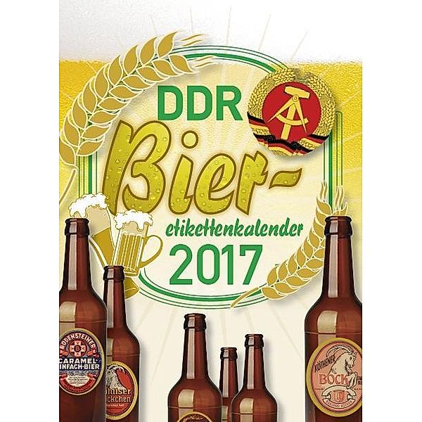 DDR Bieretikettenkalender 2017