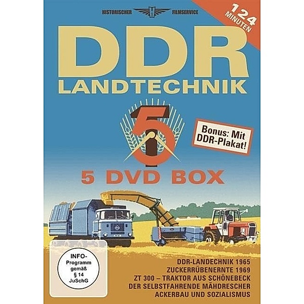 DDR Landtechnik Box,5 DVDs