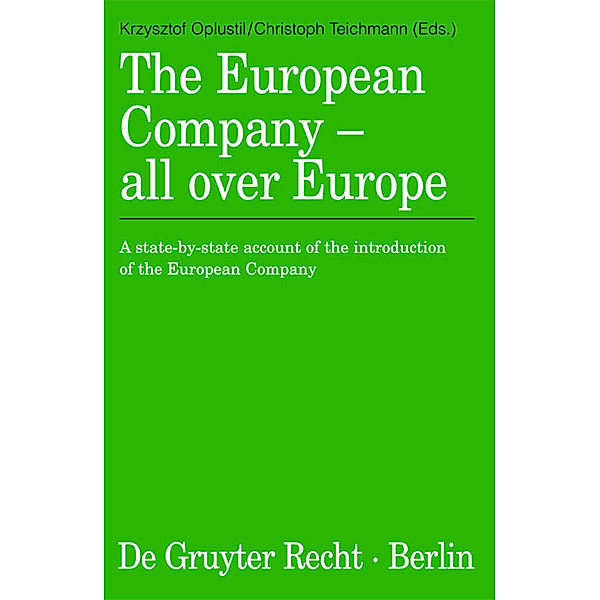 De Gruyter Recht / The European Company - all over Europe