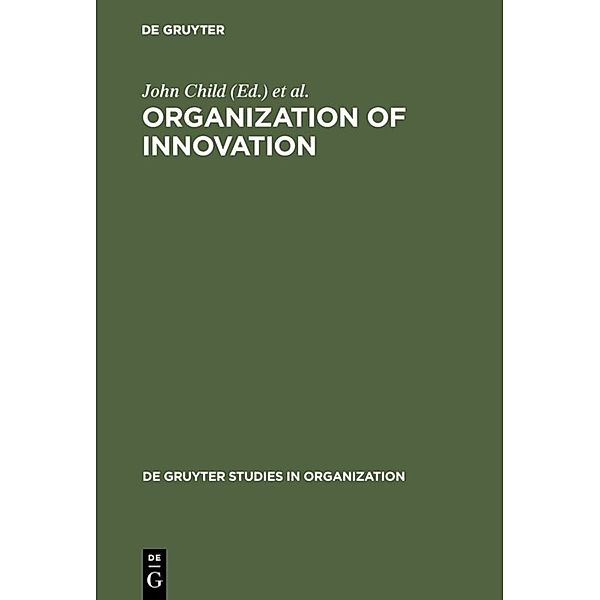 De Gruyter Studies in Organization / Organization of Innovation, East-West Perspektives