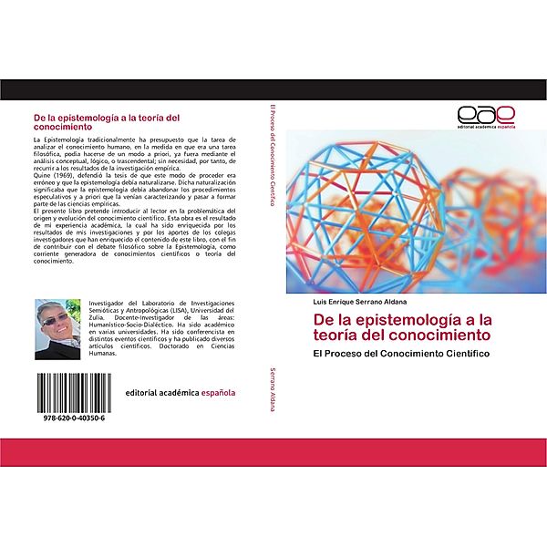 De la epistemología a la teoría del conocimiento, Luis Enrique Serrano Aldana