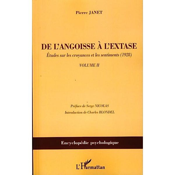 De l'angoisse A l'extase - etudes sur les croyances et les s / Hors-collection, Philippe Mabiala