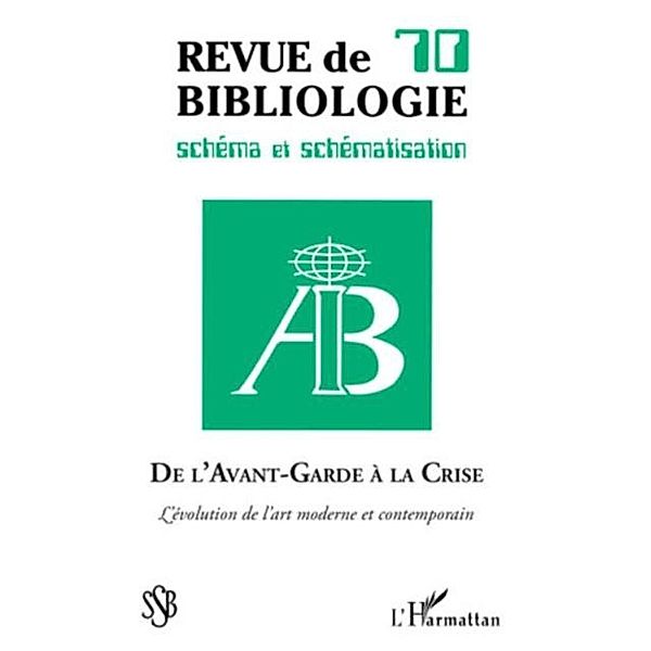 De l'avant-garde A la crise - l'evolution de l'art moderne e / Hors-collection, Estivals