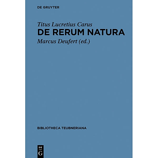 De rerum natura, De rerum natura