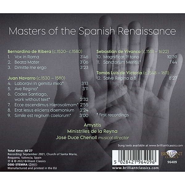 De Ribera &Navarro:Masters Of The Span.Renaissance, Diverse Interpreten
