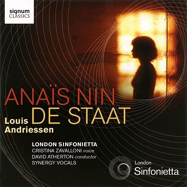 De Staat/Anais Nin, Zavalloni, London Sinfonietta