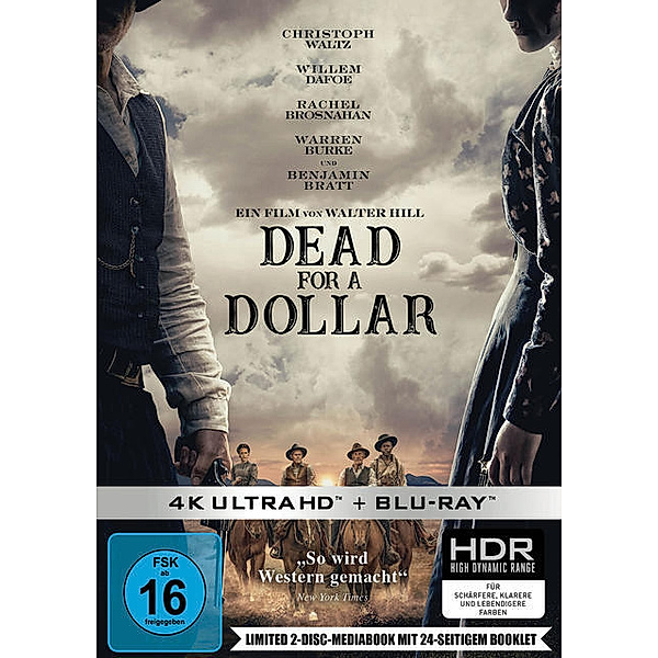 Dead for a Dollar - Limited Mediabook, Christoph Waltz, Willem Dafoe, Rachel Brosnahan