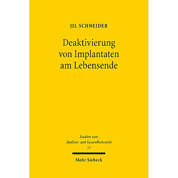 Deaktivierung von Implantaten am Lebensende, Jil Schneider