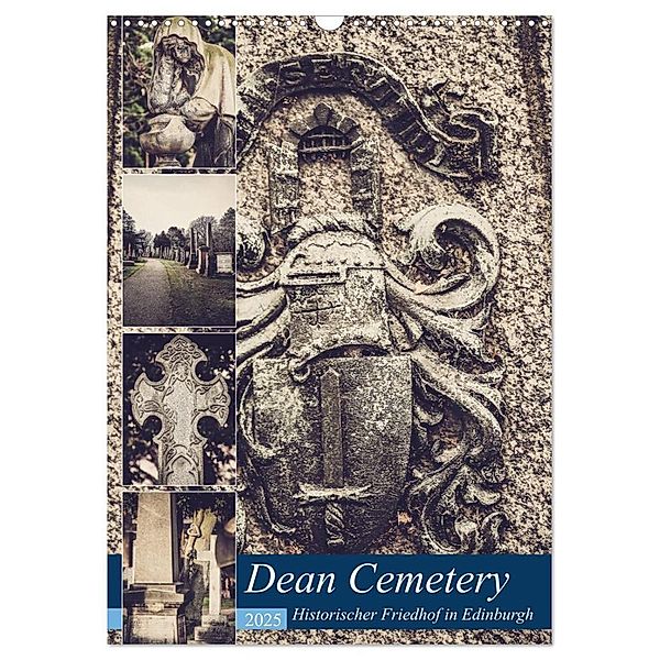 Dean Cemetery - Historischer Friedhof Edinburgh (Wandkalender 2025 DIN A3 hoch), CALVENDO Monatskalender, Calvendo, Jürgen Creutzburg