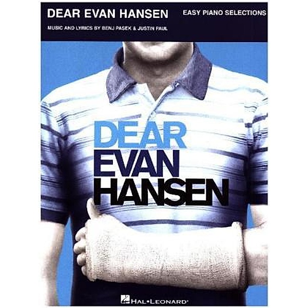 Dear Evan Hansen - Easy Piano Selections (Book), Justin Paul, Benj Pasek