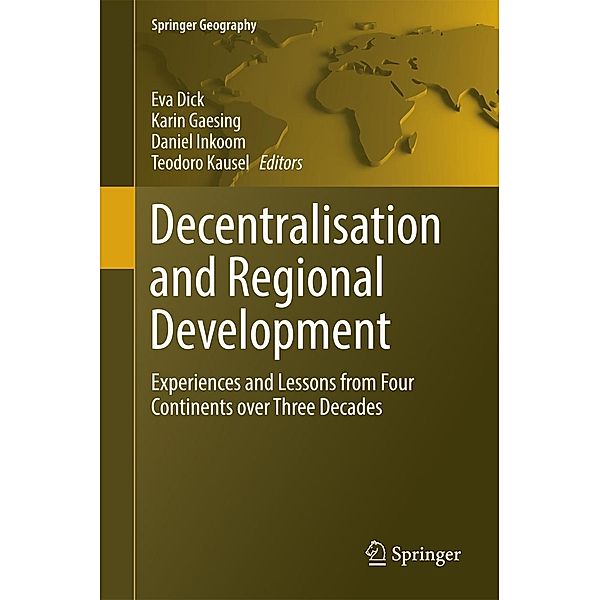 Decentralisation and Regional Development / Springer Geography