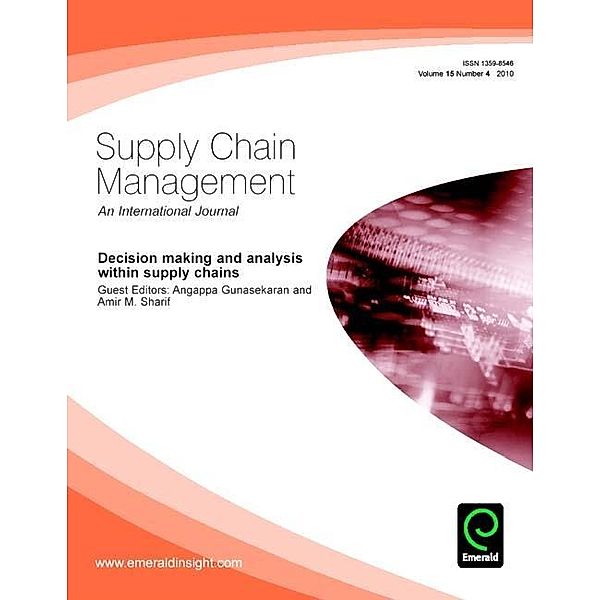 Decision Making and Analysis within Supply Chains