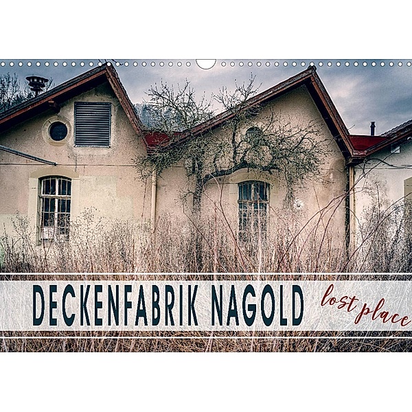 Deckenfabrik Nagold - lost place (Wandkalender 2023 DIN A3 quer), Monika Schöb