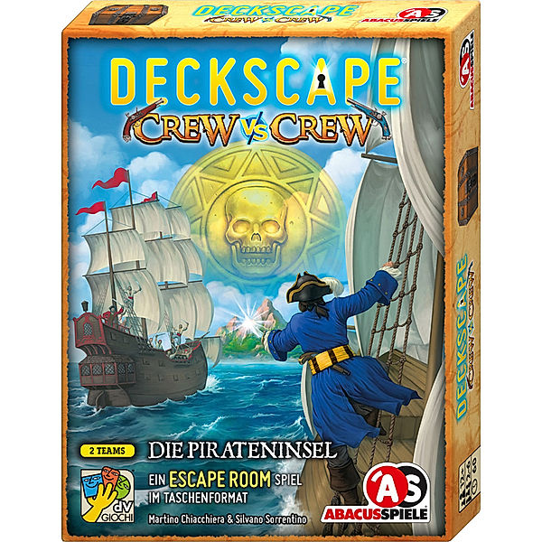 ABACUSSPIELE, dV Giochi Deckscape - Crew vs Crew (Spiel), Martino Chiacchiera, Silvano Sorrentino