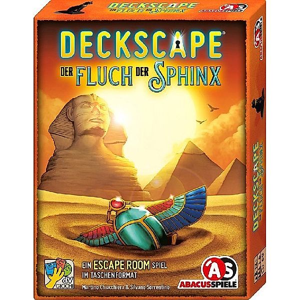 ABACUSSPIELE, dV Giochi Deckscape - Der Fluch der Sphinx, Martino Chiacchiera, Silvano Sorrentino