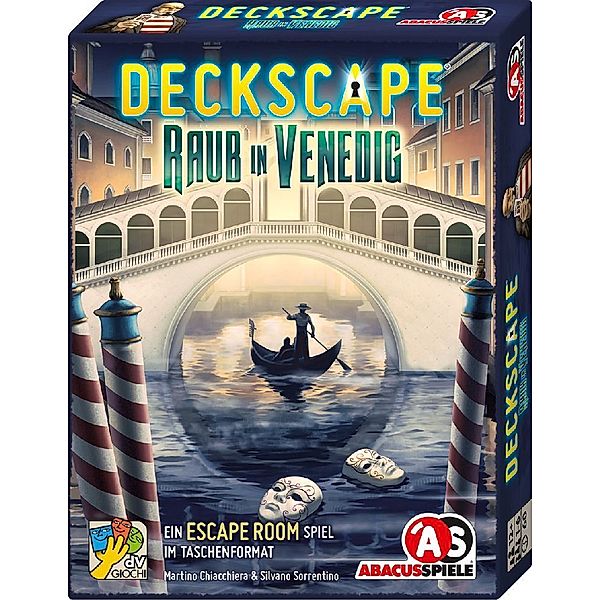 ABACUSSPIELE, dV Giochi Deckscape - Raub in Venedig, Martino Chiacchiera, Silvano Sorrentino