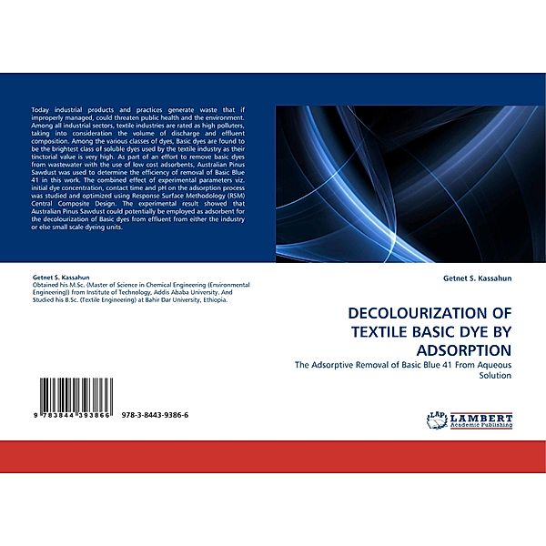 DECOLOURIZATION OF TEXTILE BASIC DYE BY ADSORPTION, Getnet S. Kassahun