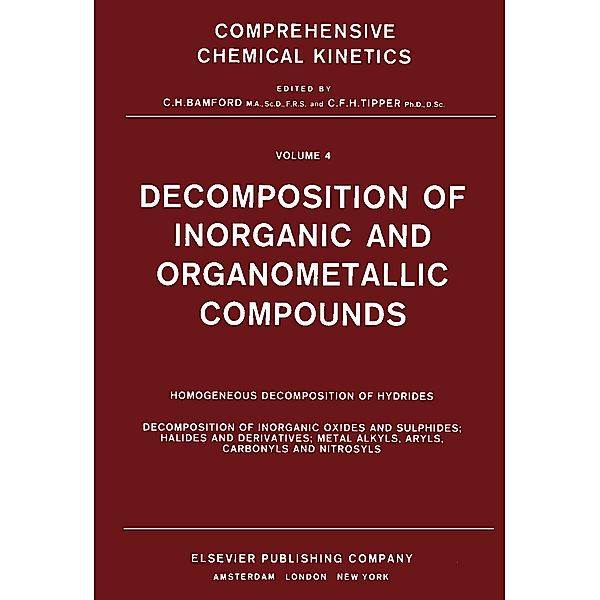 Decomposition of Inorganic and Organometallic Compounds