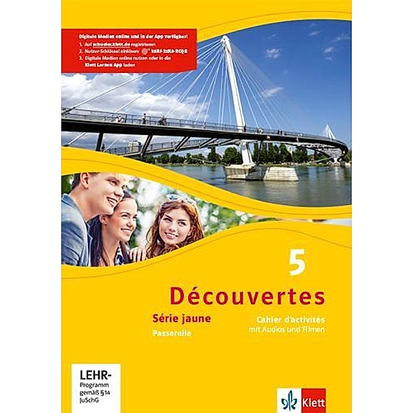 Découvertes. Série jaune (ab Klasse 6). Ausgabe ab 2012 - Cahier d'activités, m. MP3-CD u. Video-DVD
