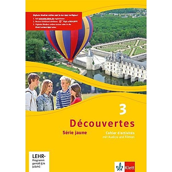 Découvertes. Série jaune (ab Klasse 6). Ausgabe ab 2012 - Cahier d'activités, m. MP3-CD u. Video-DVD