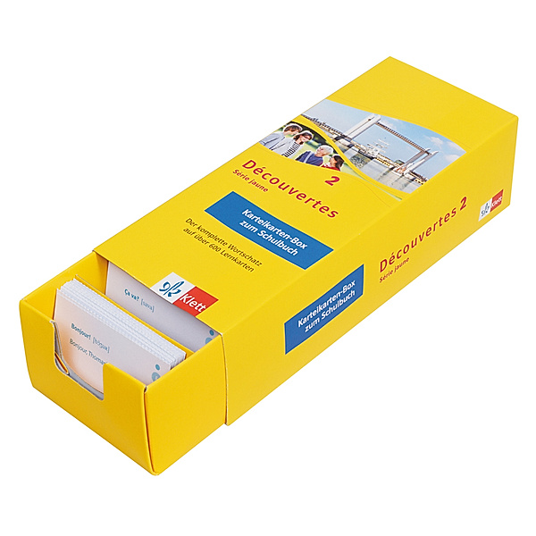 Découvertes. Série jaune (ab Klasse 6). Ausgabe ab 2012 - Karteikarten-Box zum Schülerbuch.Bd.2