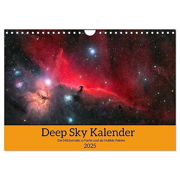 Deep Sky Kalender (Wandkalender 2025 DIN A4 quer), CALVENDO Monatskalender, Calvendo, Harald Becher