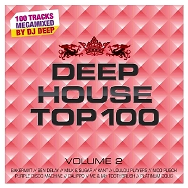 Deephouse Top 100 Vol.2, Diverse Interpreten