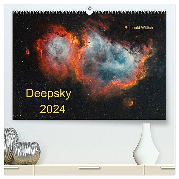 Deepsky 2024 (hochwertiger Premium Wandkalender 2024 DIN A2 quer), Kunstdruck in Hochglanz, Reinhold Wittich